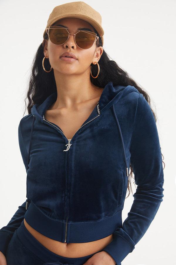 Juicy Couture Bride Customizable Big Bling Velour Hoodie