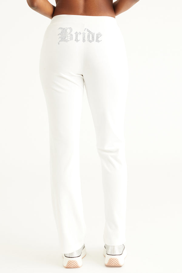 Juicy Couture Bride Customizable Big Bling Velour Track Pants