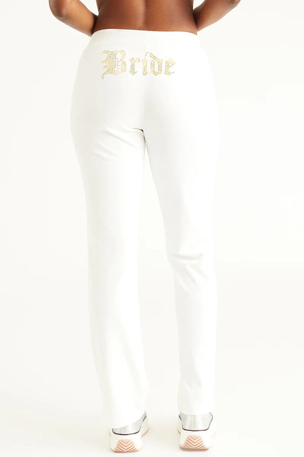 Juicy Couture Bride Customizable Big Bling Velour Track Pants