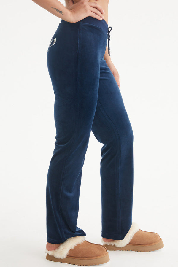 Juicy Couture Bride Customizable Big Bling Velour Track Pants