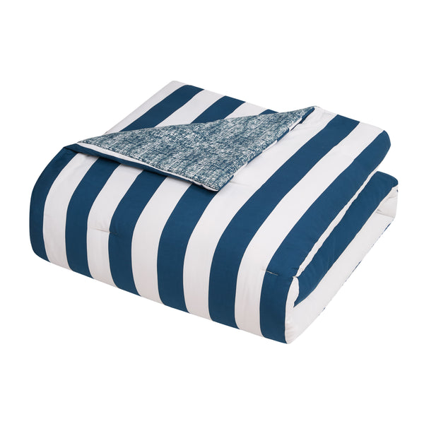 Juicy Couture Cabana Striped Reversible Comforter Set