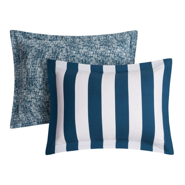 Juicy Couture Cabana Striped Reversible Comforter Set