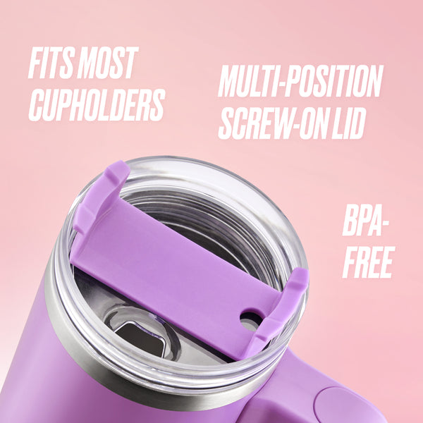 Juicy Couture Glam Logo Stainless Steel Water Bottle