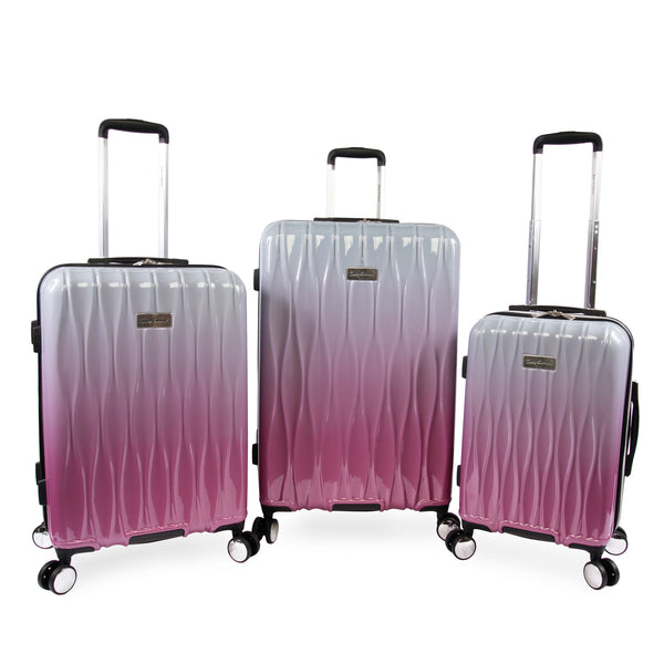 juicy couture 3-Piece Hardside Spinner Luggage Set