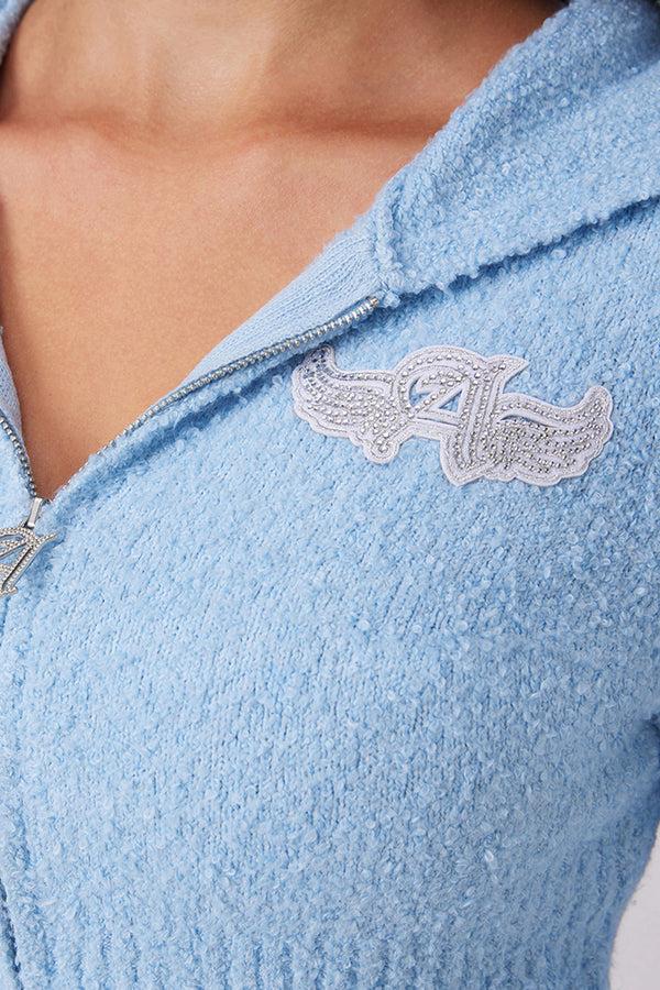 Juicy Couture Angel Couture Knitwear Patch Hoodie