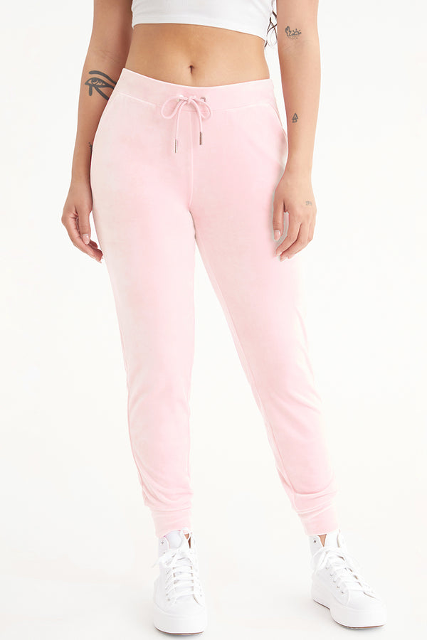 Juicy Couture Big Bling Velour Joggers