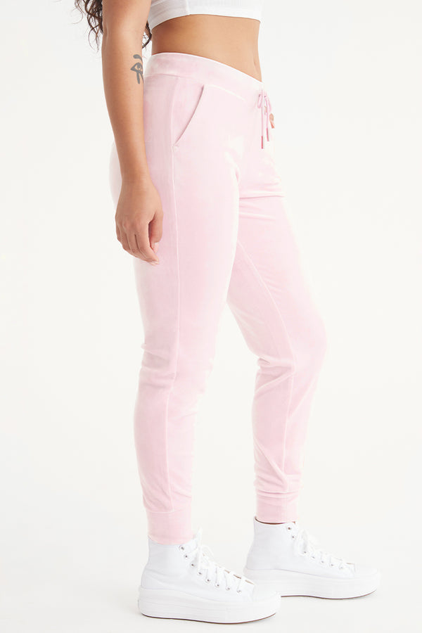 Juicy Couture Big Bling Velour Joggers