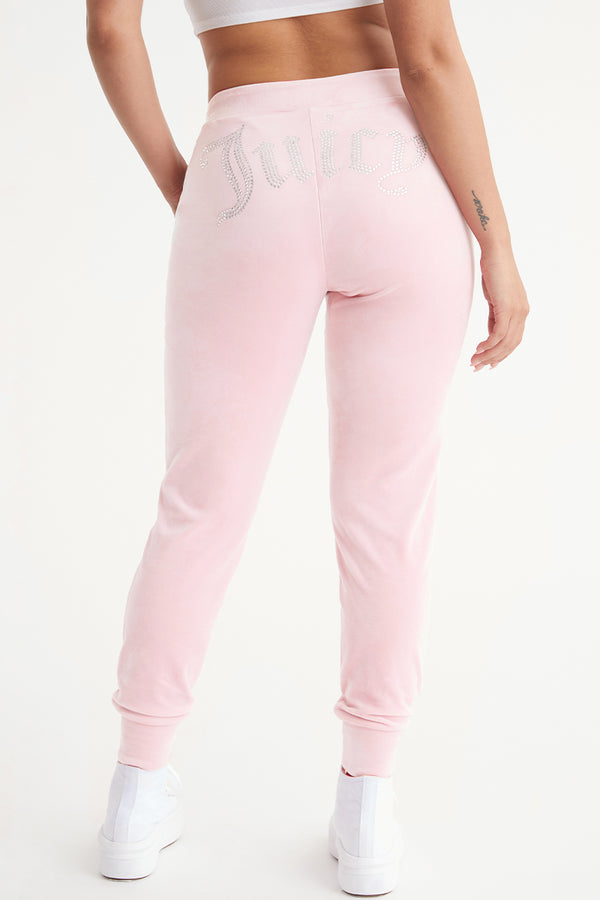 juicy couture Big Bling Velour Joggers