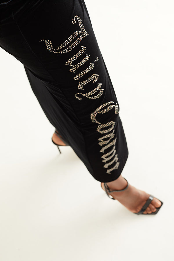 Juicy Couture Big Bling Velour Maxi Skirt