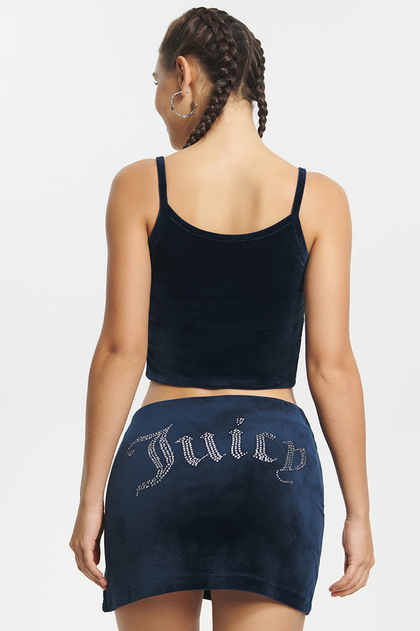 Juicy Couture Big Bling Velour Tank Top