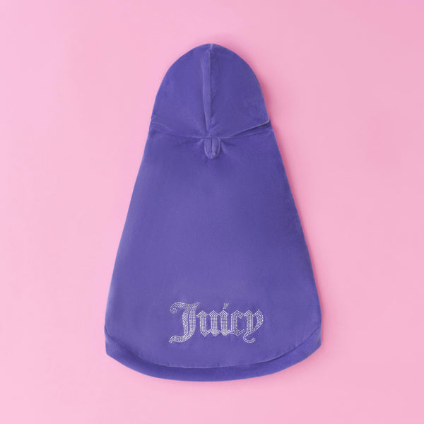 Juicy Couture Bling Velour Pet Hoodie