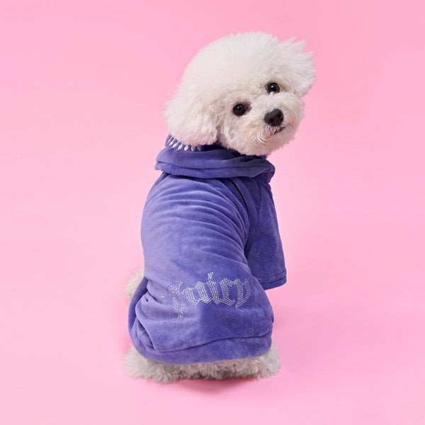 juicy couture Bling Velour Pet Hoodie