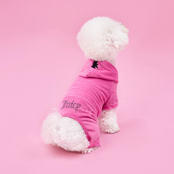Juicy Couture Bling Velour Pet Tracksuit