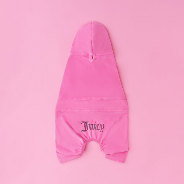 Juicy Couture Bling Velour Pet Tracksuit