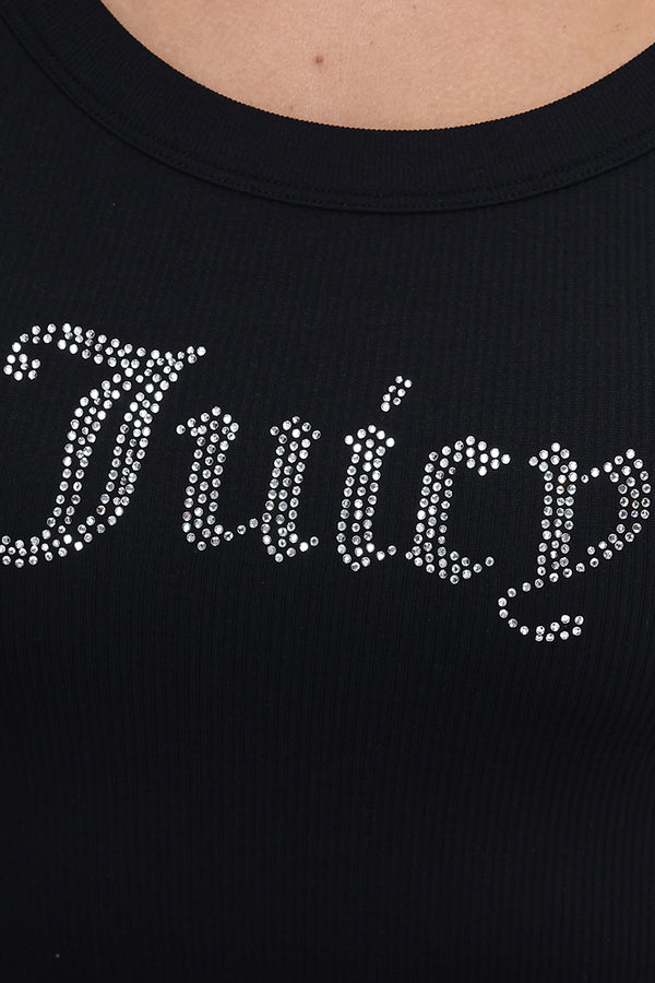 Juicy Couture Cropped Long Sleeve Baby Tee