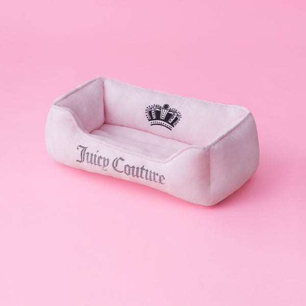 Juicy Couture Crown Bling Black Pet Bed