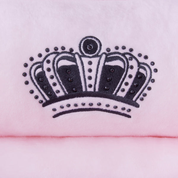 Juicy Couture Crown Bling Black Pet Bed