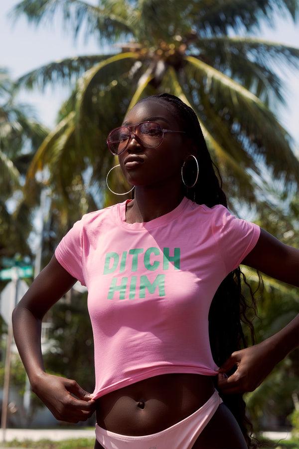 juicy couture Ditch Him Baby Tee