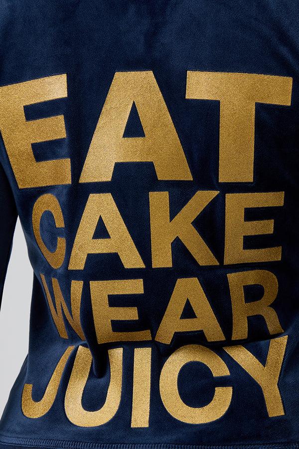Juicy Couture Eat Cake Wear Juicy Mockneck Jacket