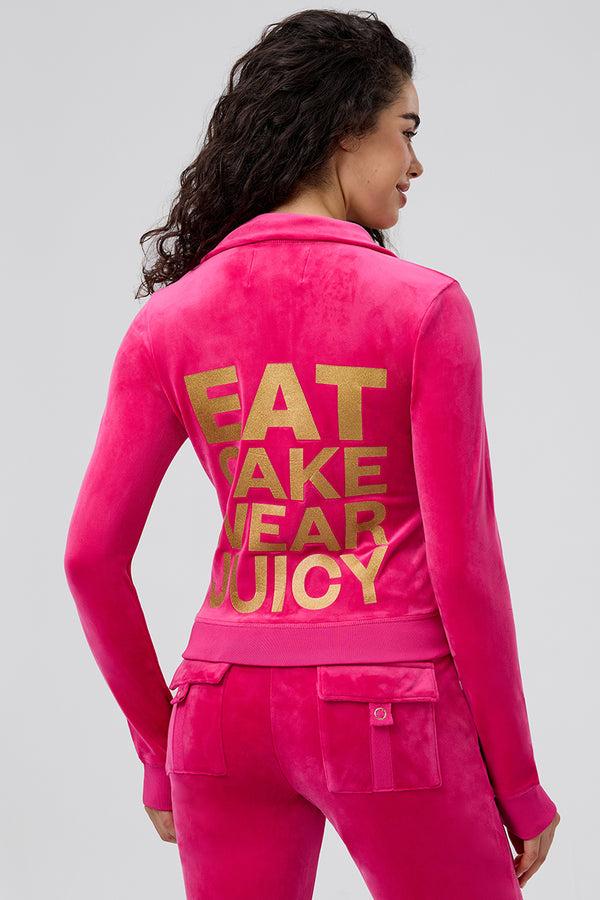 Juicy Couture Eat Cake Wear Juicy Mockneck Jacket