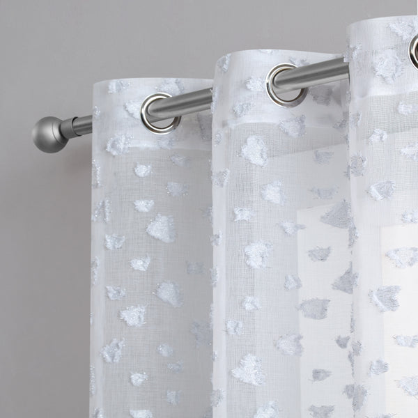 Juicy Couture Ethel Embellished Sheer Curtains