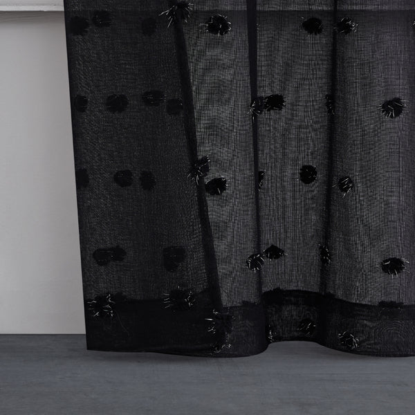 Juicy Couture Evelyn Polka Dot Sheer Curtains