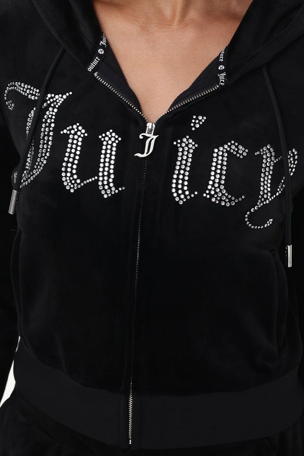 Juicy Couture Front Bling Hoodie