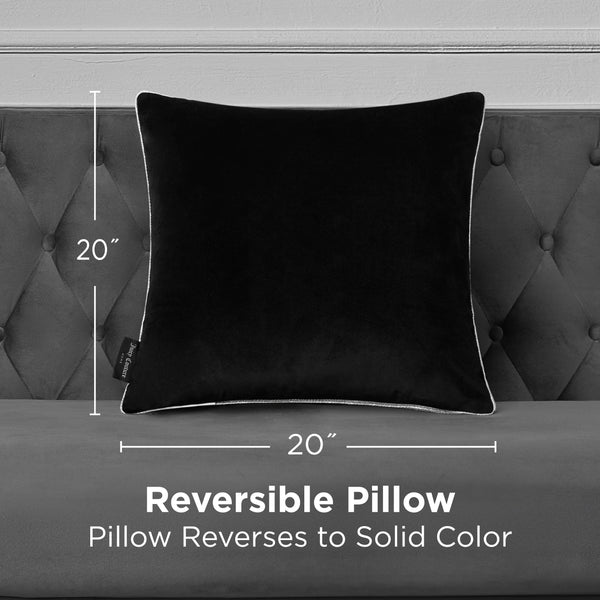 Juicy Couture Gothic Rhinestone Crown Pillow