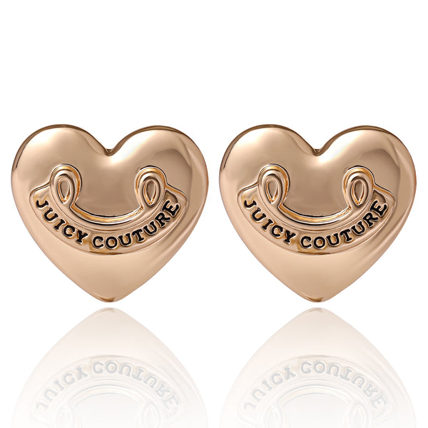 Juicy Couture Heart Stud Earrings
