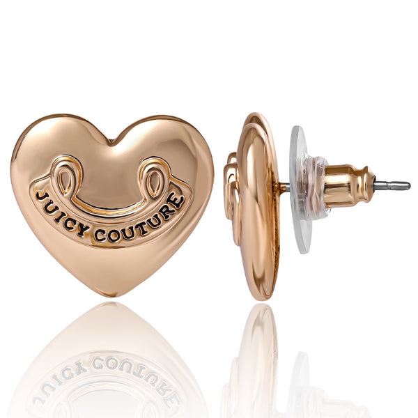 Juicy Couture Heart Stud Earrings