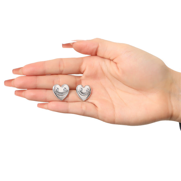 Juicy Couture Heart Stud Earrings