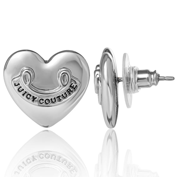 Juicy Couture Heart Stud Earrings