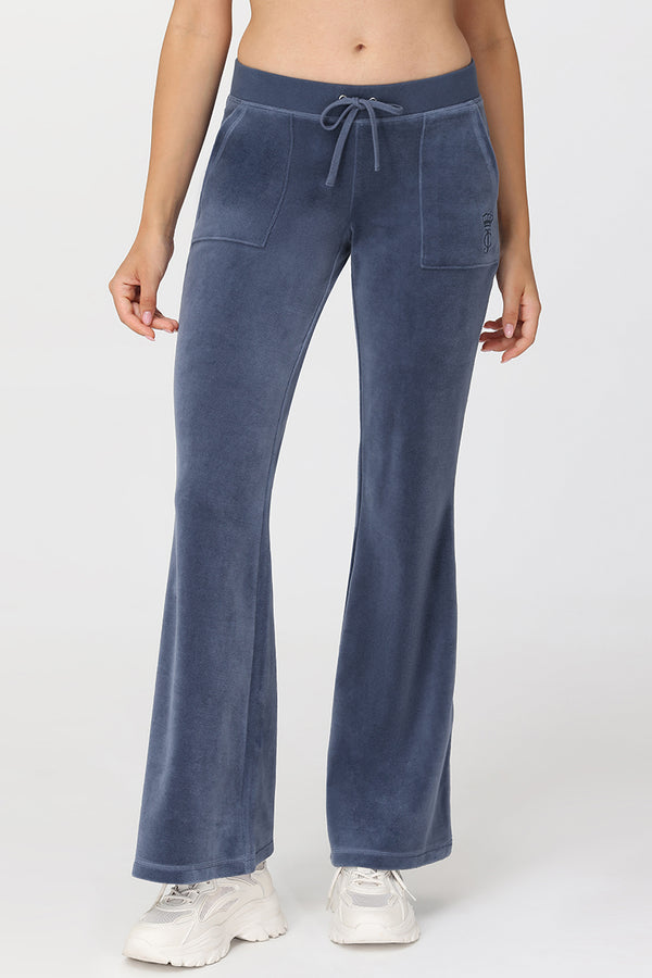 Juicy Couture Heritage Cotton Velour Track Pants