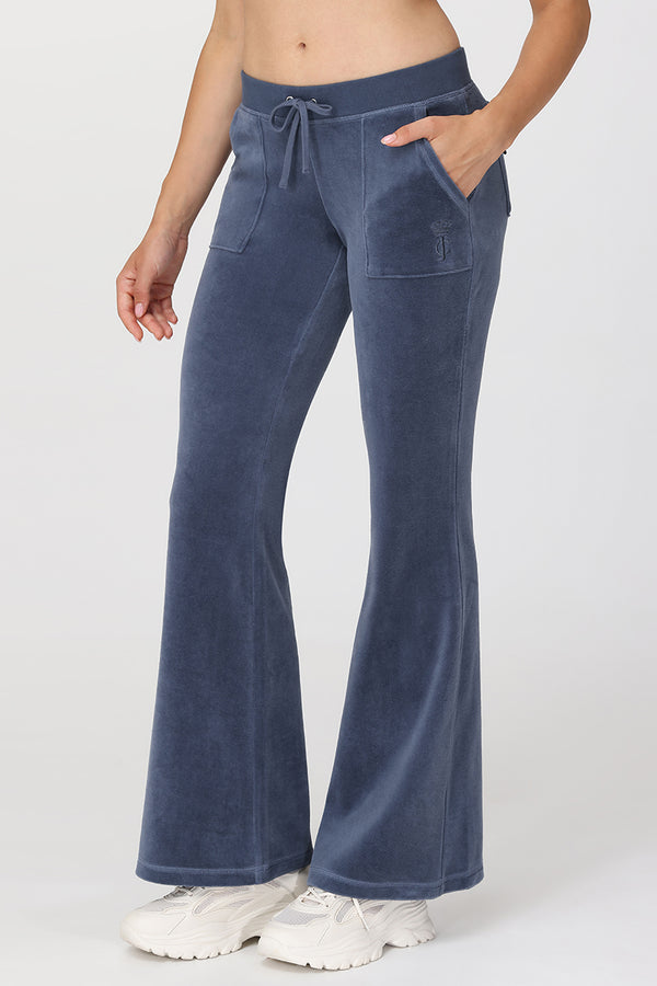 Juicy Couture Heritage Cotton Velour Track Pants