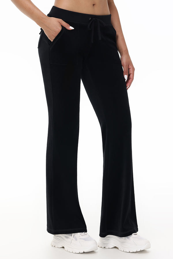 Juicy Couture Heritage Cotton Velour Track Pants