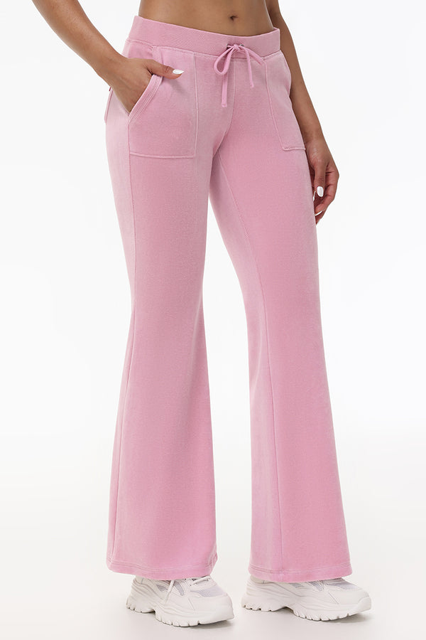 Juicy Couture Heritage Cotton Velour Track Pants
