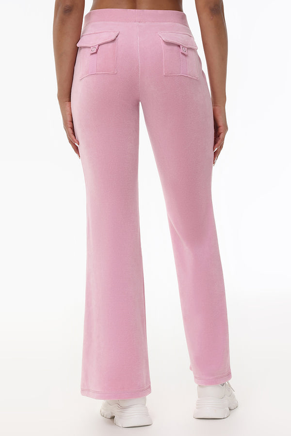 juicy couture Heritage Cotton Velour Track Pants
