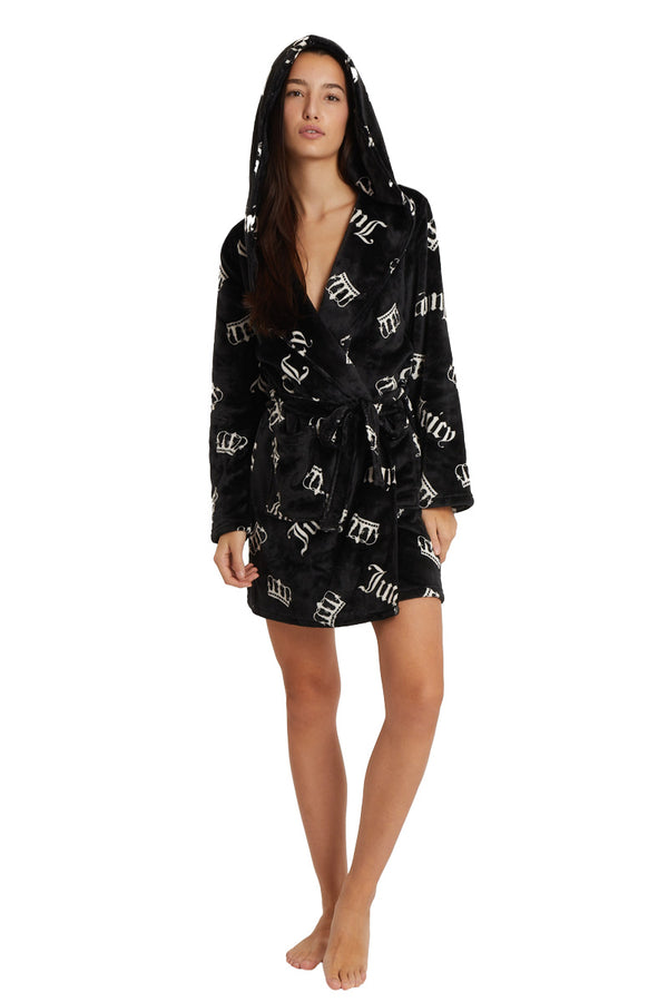 juicy couture Hooded Luxe Plush Robe
