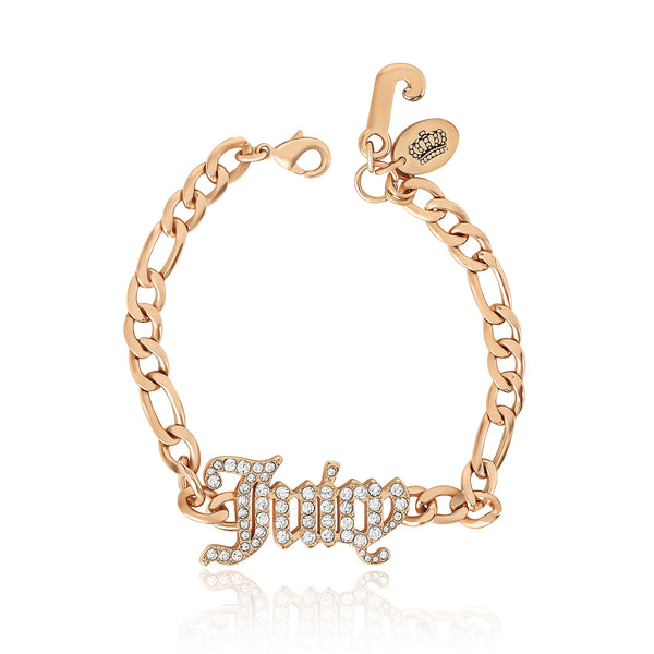 Juicy Couture Juicy Script Crystal Chain Bracelet