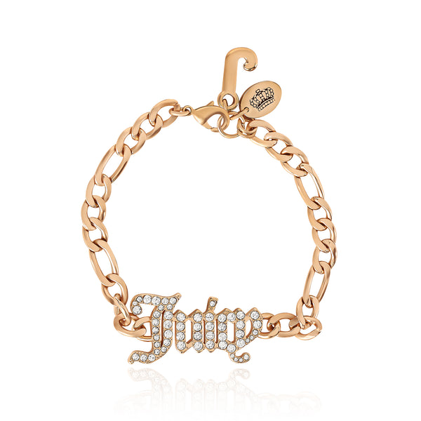 juicy couture Juicy Script Crystal Chain Bracelet