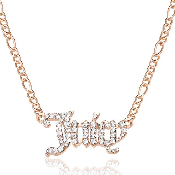 juicy couture Juicy Script Crystal Chain Necklace