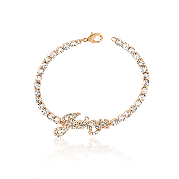 Juicy Couture Juicy Script Crystal Tennis Bracelet