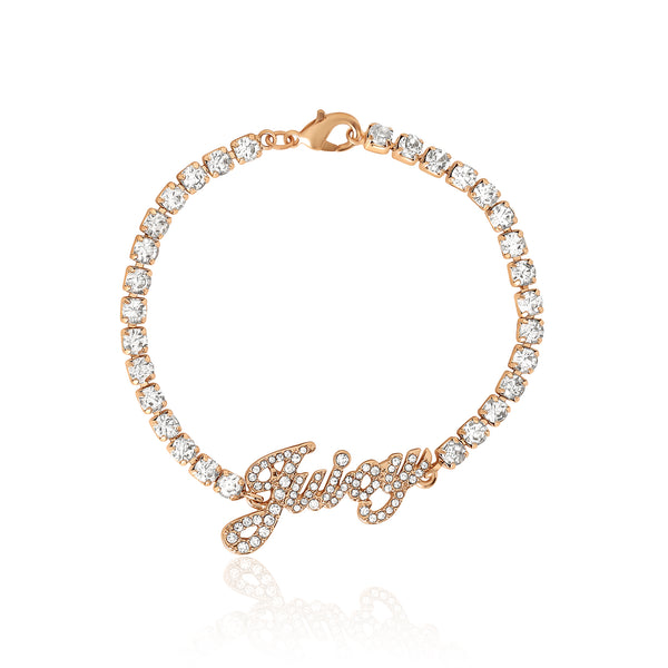 juicy couture Juicy Script Crystal Tennis Bracelet