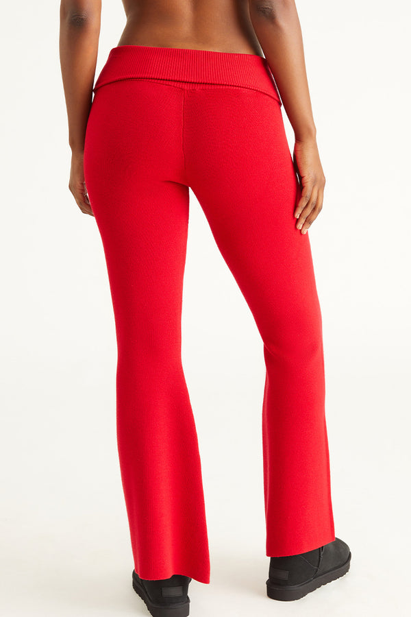 Juicy Couture Low Rise Knit Flare Pants