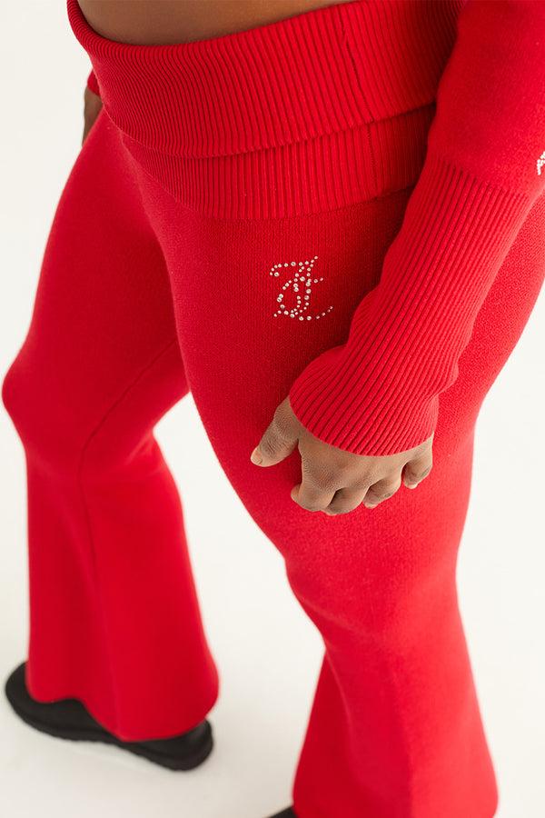 Juicy Couture Low Rise Knit Flare Pants