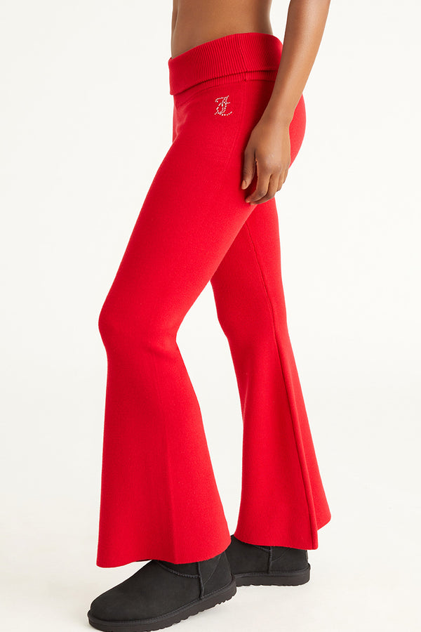 Juicy Couture Low Rise Knit Flare Pants