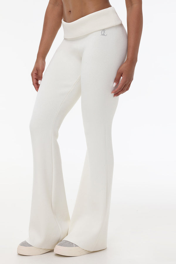 juicy couture Low Rise Knit Flare Pants