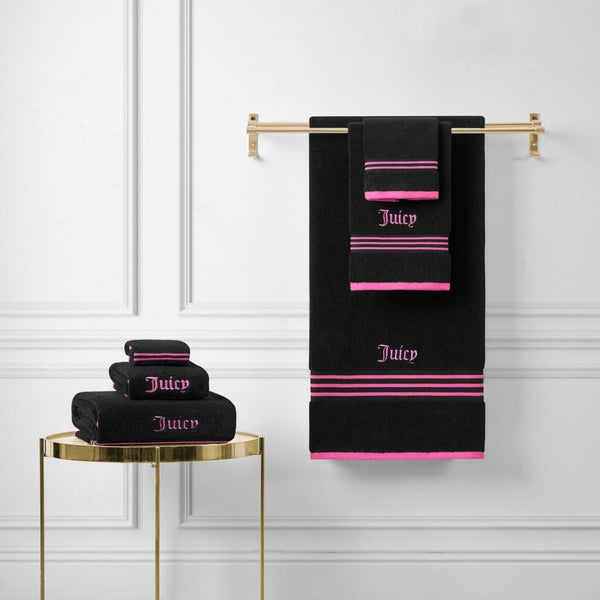 Juicy Couture Neon Border Bath Towel Set