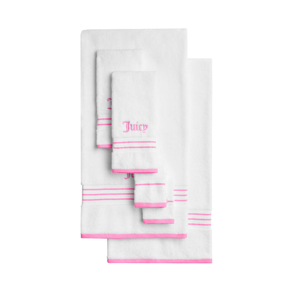 Juicy Couture Neon Border Bath Towel Set
