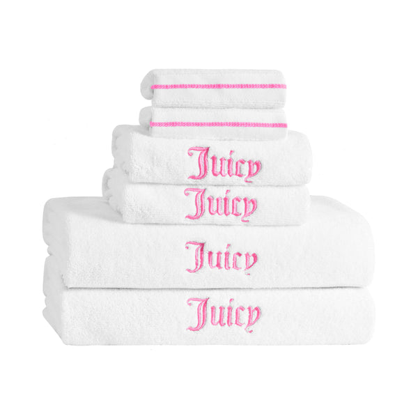 juicy couture Neon Border Bath Towel Set